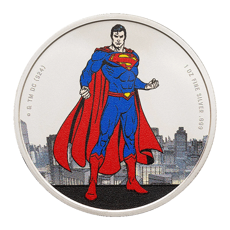 Image for 1 oz Superman Silver Coin (2024) from TD Precious Metals